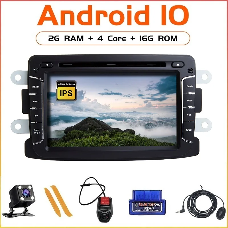 Автомагнитола ZLTOOPAI головное устройство на Android 10 для Renault Duster Dacia Logan Sandero Xray 2