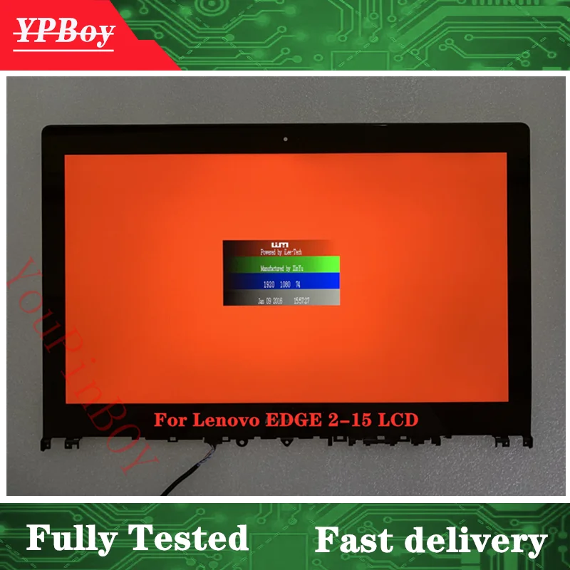 15 6 дюйма Φ для Lenovo Edge 2 2-15 1580 80QF блок жк-экрана ноутбука FHD 1920*108 | Компьютеры и офис