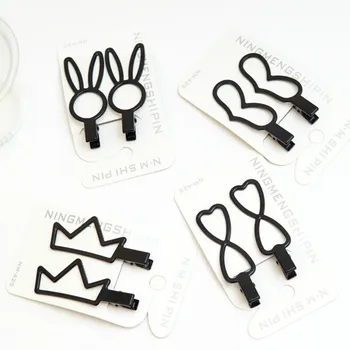 

2Pcs/Set Cartoon Ties Crowns Cute Hair Clip Hairband Comb Bobby Pin Barrette Hairpin Headdress Accessories Beauty Styling Tools