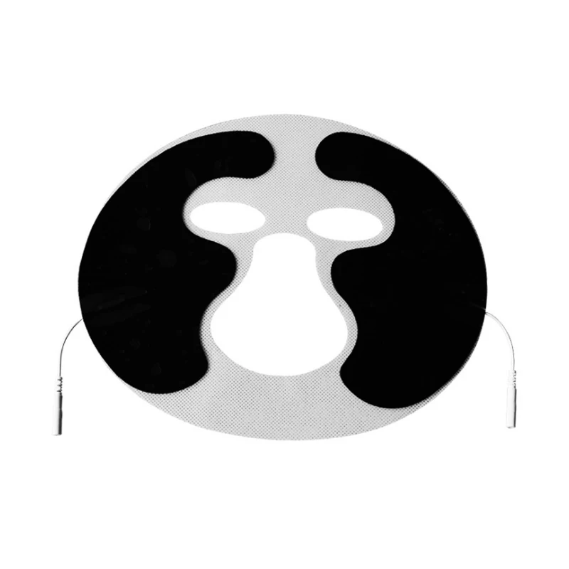 

Non-woven Fabric Breast Electrode Sheet Massage Pads With Extended Cable Face Massage Pads Women Massage Accessories