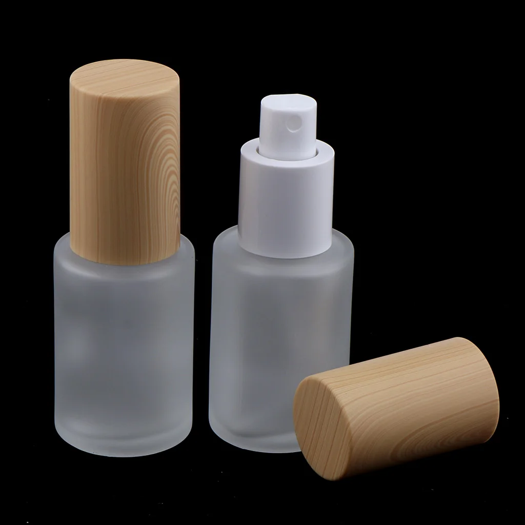 2 Pieces Empty Makeup Perfume Fine Mist Spray Glass Bottles Refillable Atomizer Pump Sprayer Container, 30/40/60/80/100/120ml