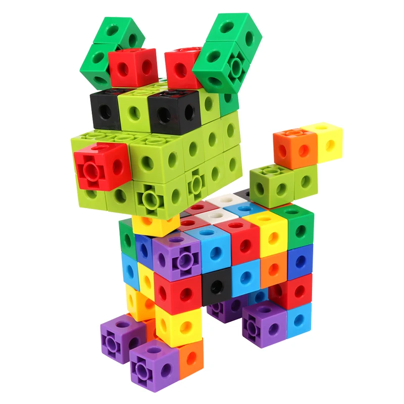 plastic toy building blocks