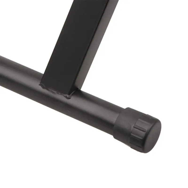 Black Folding A-Frame Tripod String Instrument Holder Acoustic Guitar Stand Iron