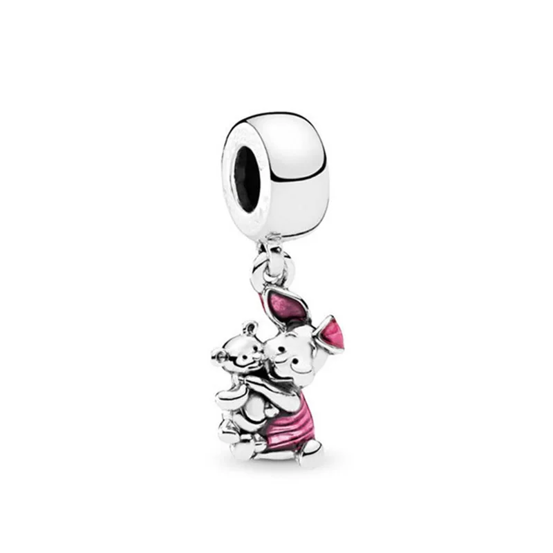 Boosbiy, 2 шт., новинка, модное ювелирное изделие, подарок, подходит для браслетов Pandora, браслеты, сделай сам, оригинальные Мультяшные подвески, бусины, изготовление ювелирных изделий
