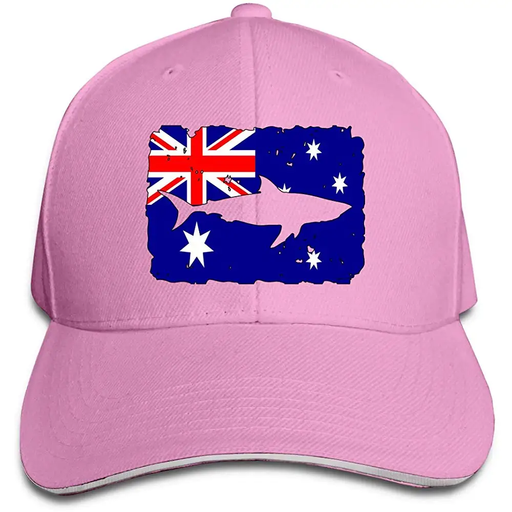 Для мужчин Wo Для мужчин s Винтаж Акула Австралийский Флаг для гольфа шляпа Бейсбол Кепки