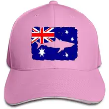 Для мужчин Wo Для мужчин s Винтаж Акула Австралийский Флаг для гольфа шляпа Бейсбол Кепки