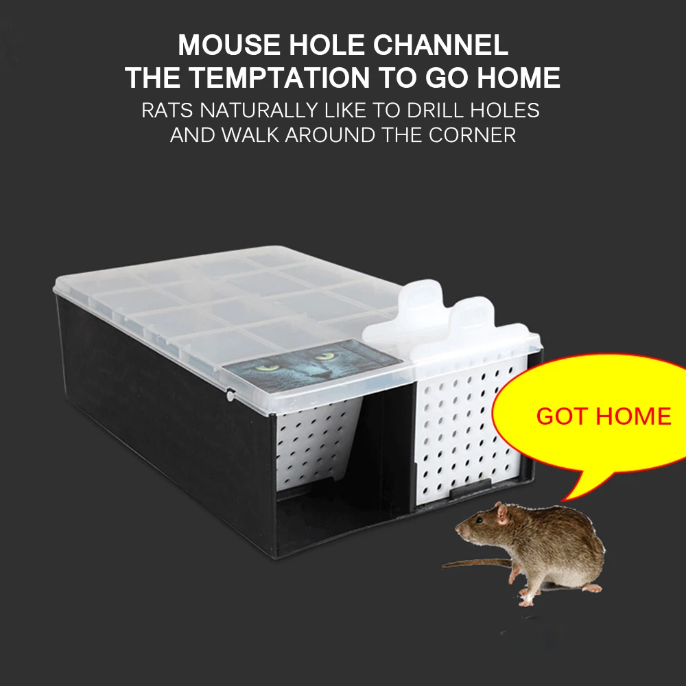 Hotting, Бытовая Автоматическая эффективная ловушка для мыши, ловушка для ловли мышей, грызунов, ловушка для крыс, непрерывная мышеловка, грызунов