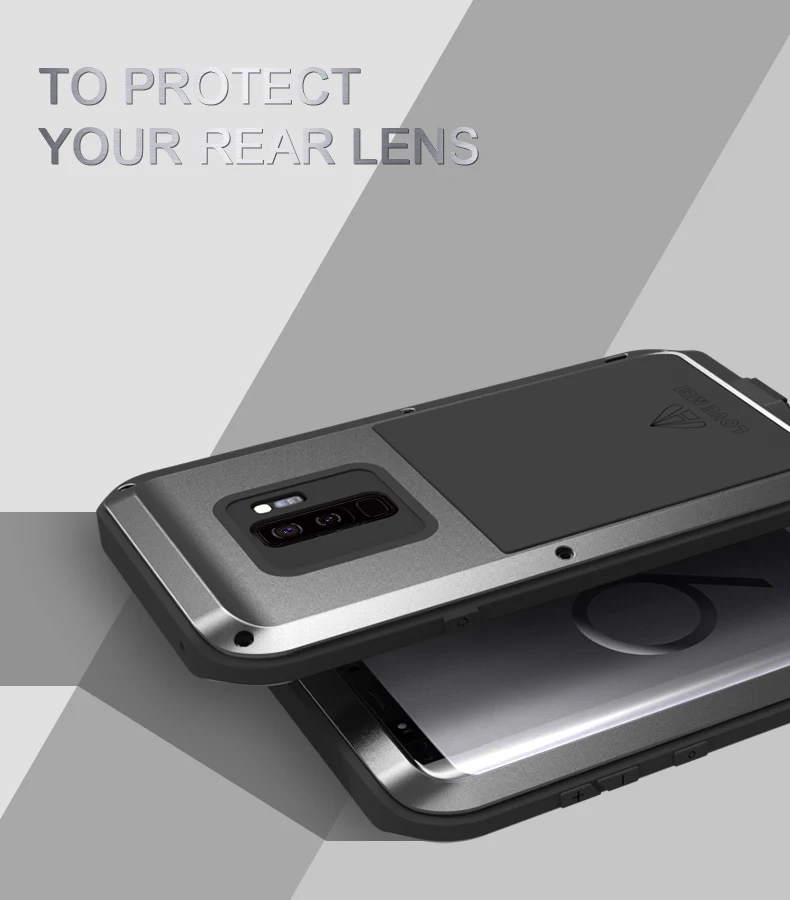 Защитный противоударный чехол LOVE MEI для samsung Galaxy S9 S9 Plus, мощный металлический алюминиевый чехол для Galaxy S9 S9Plus, чехол