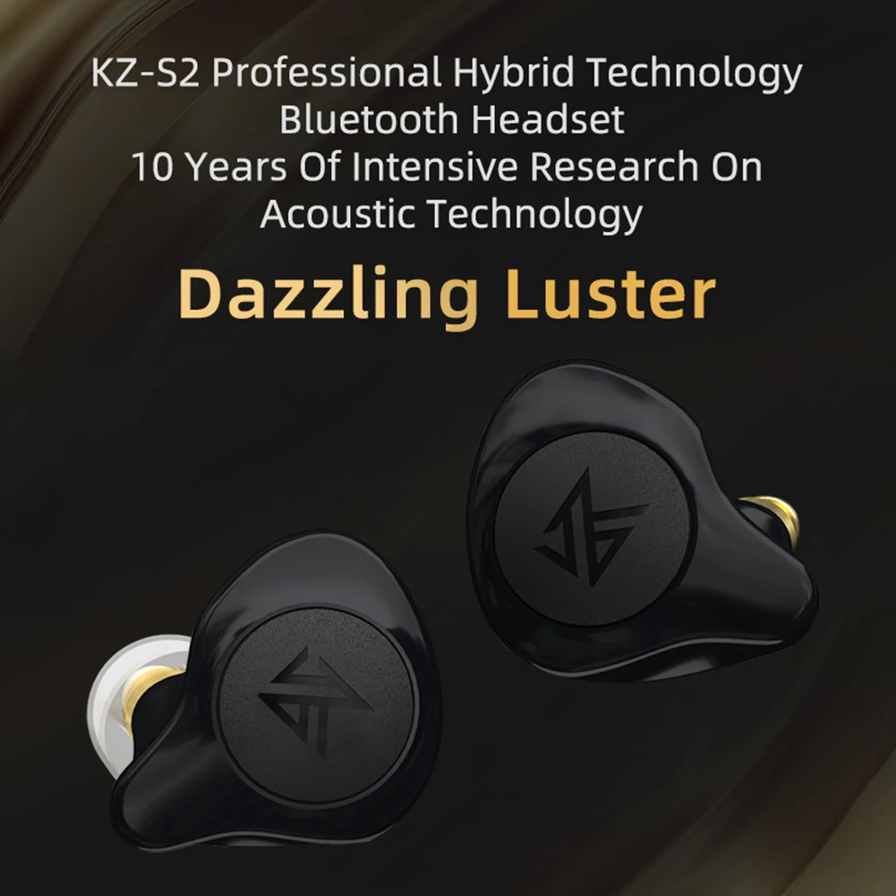 KZ S2 Bluetooth 5.0 Earphones Wireless Earbuds