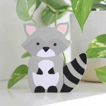 

New Nordic Creative Wooden Squirrel Children Living Room Bedroom Small Ornaments Modern Decoration Home Decoration Accessories