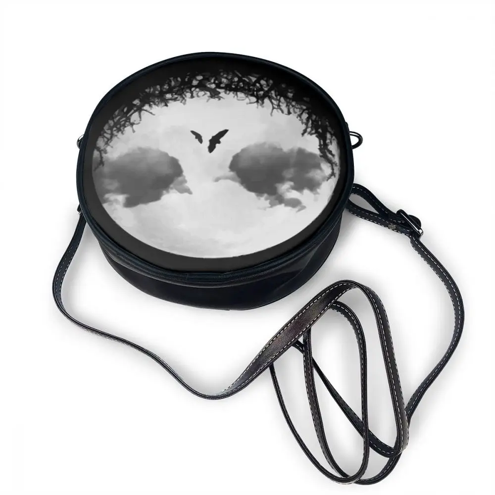 Beste De Nightmare Before Christmas Schoudertas De Nightmare Before Christmas Lederen Tas Print Trending Vrouwen Tassen Ronde Portemonnee