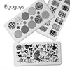 Lace Flower Animal Nail Stamping Plates Marble Image Stamp Templates Geometric Printing Stencil Tools 2