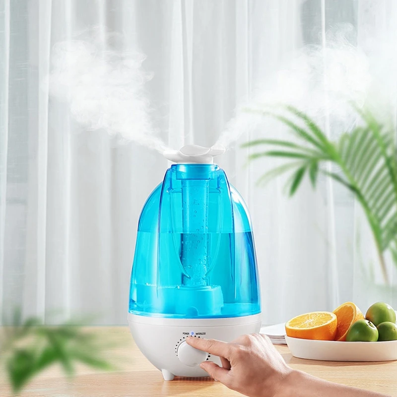 

4L Large Capacity Air Humidifier Mini Ultrasonic Humidifier Aroma Diffuser Mist Maker Air Purifier Humidifier 7 Color LED Light