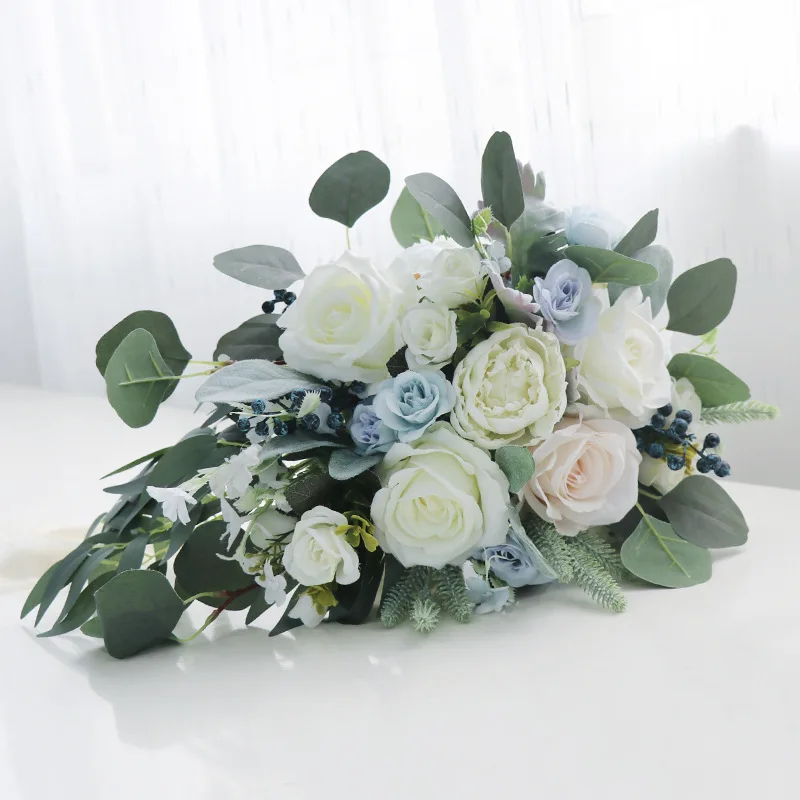Top Quality Bouquets Wedding Accessories Blue Bouquet