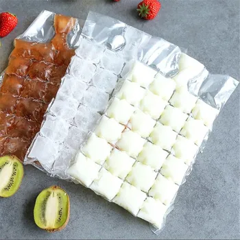 

10pcs/Lot Disposable Ice-making Bags Ice Cube Tray Mold Ice Mould DIY Drinking Tool Cooler Bags Kitchen Gadgets