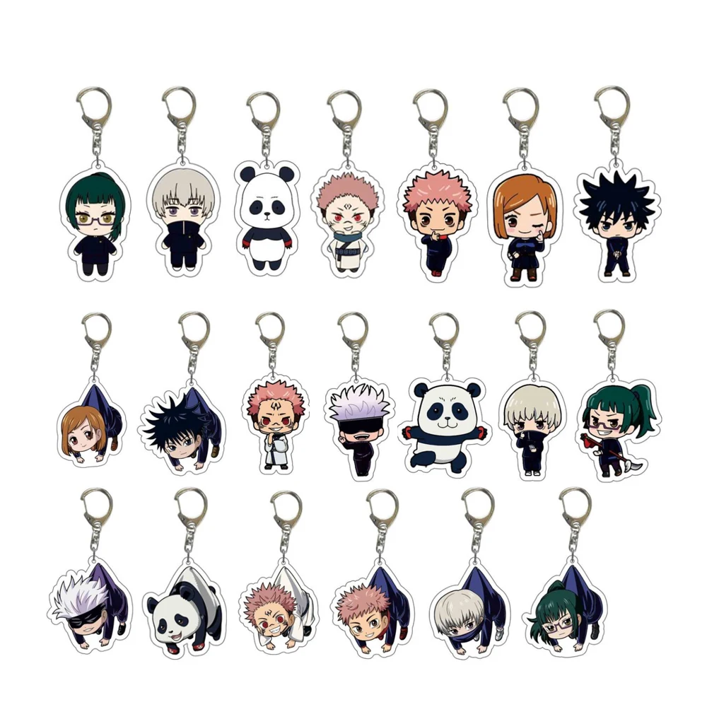 Anime Sukuna Keychain Jutsu Anime Keychain Jujutsu Keychain