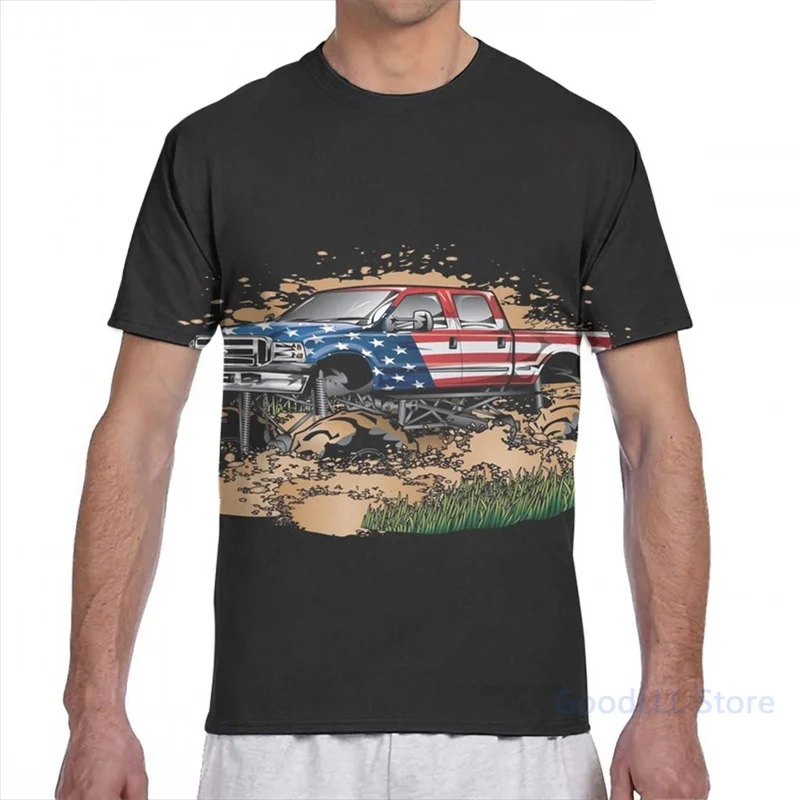Mudder Truck USA Bogging Мужская футболка женская модная с принтом для девочек топы