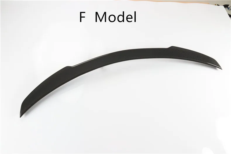 F Model Спойлеры из углеродного волокна для Mercedes-Benz C-Class W205 C63 C43 C180 C200 C260 C300 C320 высокое качество крыло спойлер - Цвет: F Model