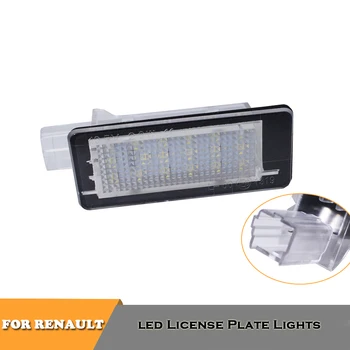 

2x Car styling no error led rear number plate lights for Renault Clio Captur Escape Fluence Grandtour Laguna Master Megane Zoe