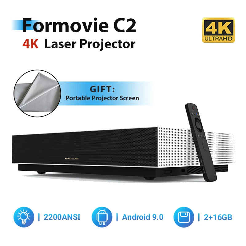Fengmi Formovie C2 Laser Projector 4k Cinema 2 Ultra Hd Smart Projector