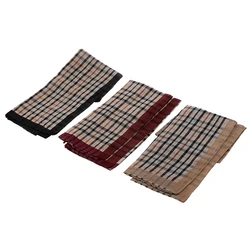 Mouchoir carré à carreaux 100% coton pour hommes, 12 pièces, carré, Super doux, lavable, pour fête de mariage 