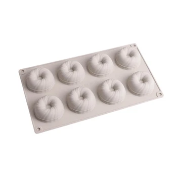 

DIY Grade Silicone Donut Mold Chocolate Baking Tray Donut Fondant Cake Molds Donut Pastry Baking Tools Bakeware Cake Decoration