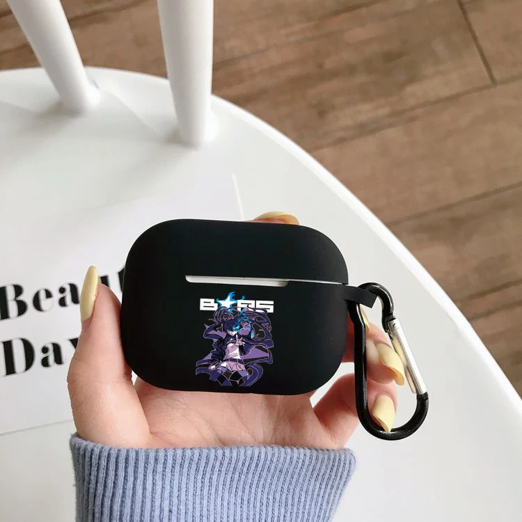 Чехол для наушников Airpods Pro с мультяшным аниме Black Rock Shooter чехол беспроводного