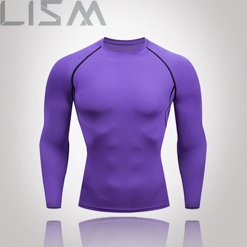 Men's Sportswear Compression Sportswear Quick-Drying Running Suit Clothing Sports Jogging Training Gym Fitness Sportswear Tight long johns target