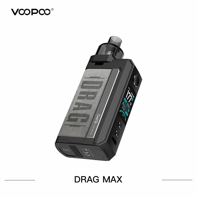 Оригинальный комплект электронной сигареты VOOPOO Drag Max 177 Вт вапорайзер с баком PnP Pod
