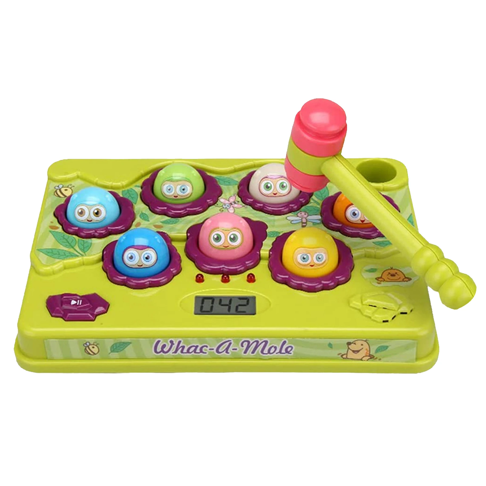 Colorful Mole Game Toy Durable Colorful Whack-a-mole Toy For Children 1-3  Year Old - Noise Maker - AliExpress