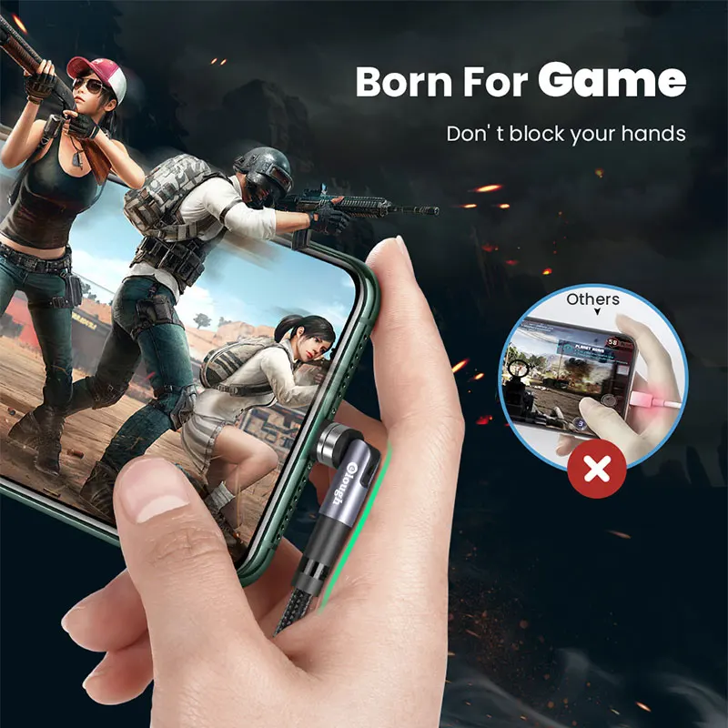 Elough 540 Rotate Magnetic Cable Fast Charging Magnet Charger Micro USB C Type C Cable For iPhone Xiaomi Mobile Phone Wire Cord