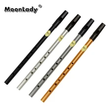 Irish Whistle Flute Musical-Instrument Penny Aluminum-Alloy D with All-Accessories Metal