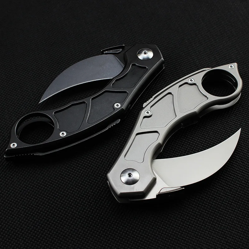 Quartermaster коготь M390 складной нож из титанового сплава с ручкой охотничий выживания Тактические карманные ножи мульти инструменты EDC Рождественский подарок