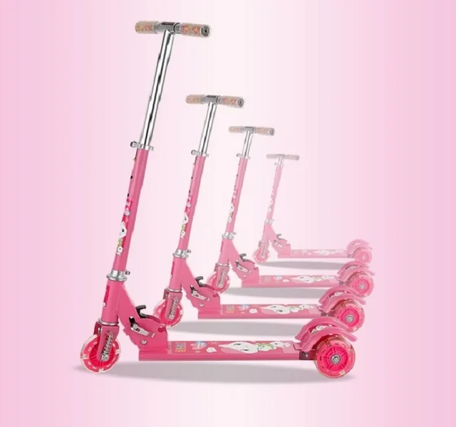 Ride On Cars Adjustable Kick Scooter For Kid Car To Drive Foldable 3 Wheels Outdoor Sport Toys Bicycle Big Car For Kids Children 3