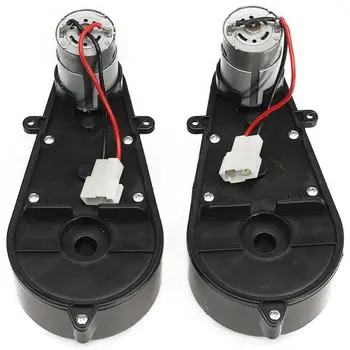 

2Pcs RS550 Children Electric Car Gearbox With Motor DC12V 23000Rpm M L2D8 With Gear Box Kids Ride On Car Baby Car Parts