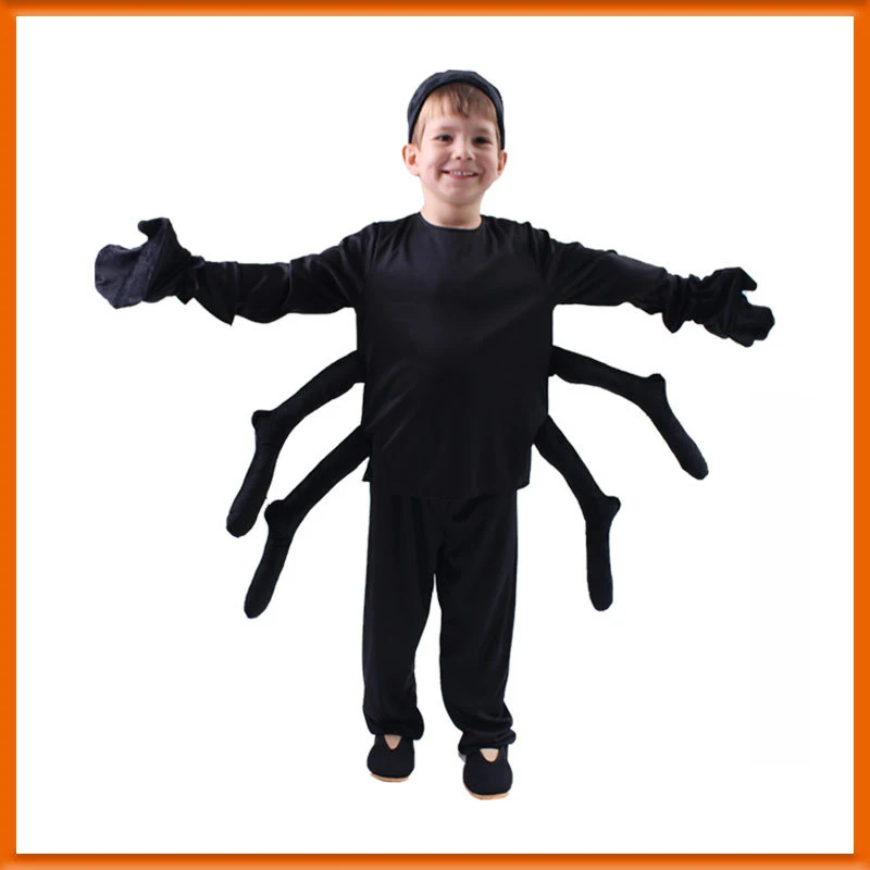 Halloween Cosplay Costumes For Kids Boys Girls Black Spider Jumpsuit Game Performance Costume Party Carnival Children's Day |