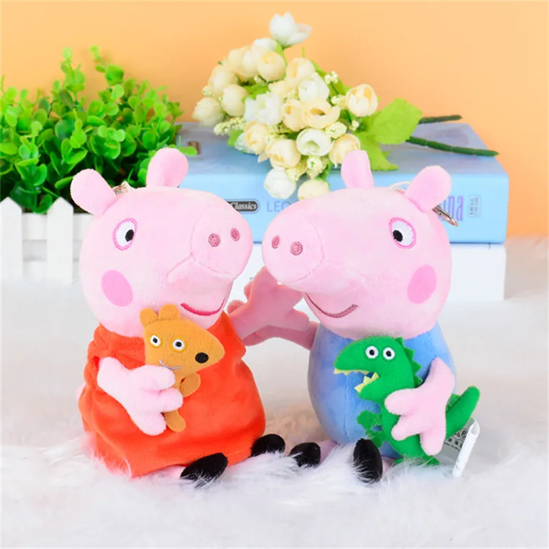 

Peppa Pig George Plush Toy father mother Stuffed Plush Toy Family Toy pig Anime figure Family Dolls Christmas Toy for kids Gift