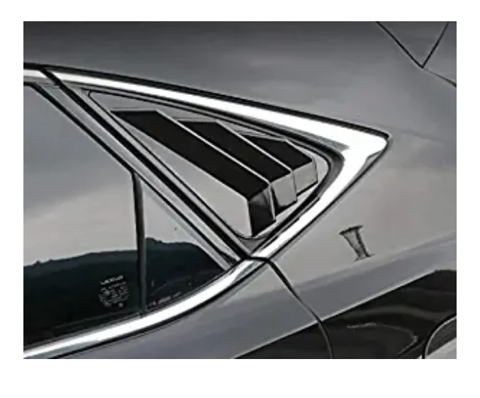 Черный ABS задний треугольник окна рамка вентиляционное отверстие для- Lexus NX200T NX300 NX300H