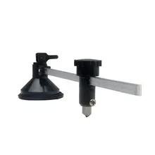 Стеклянный резак с присоской круг Портативный Окно легко работать роликовый тип дома DIY Профессиональные бутылки Деревообрабатывающие инструменты