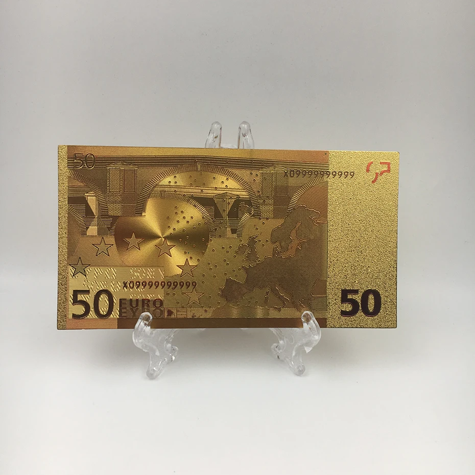 7 шт./лот, антикварная имитация goldsouvenir, евро деньги, Евро 5, 10, 20, 50, 100, 200, 500, на Рождество, Год, украшения и подарки
