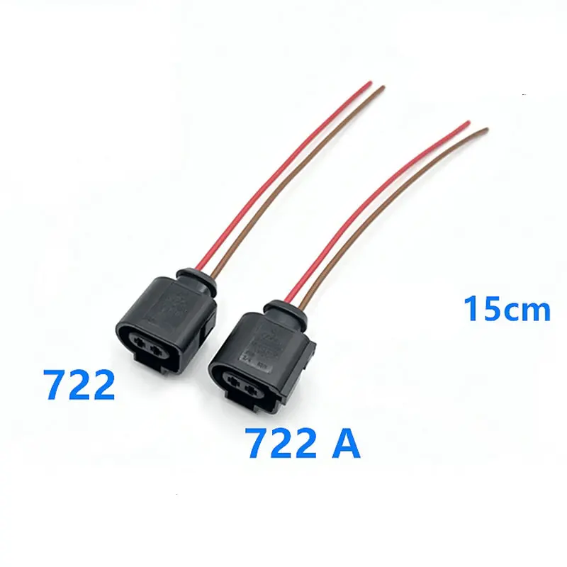 

Apply to ​automobile ​Fog lamp ​Supercharger ​Water jet motor socket ​Carbon Tank Solenoid Valve Plug ​2P hole ​1J0 973 722/722A