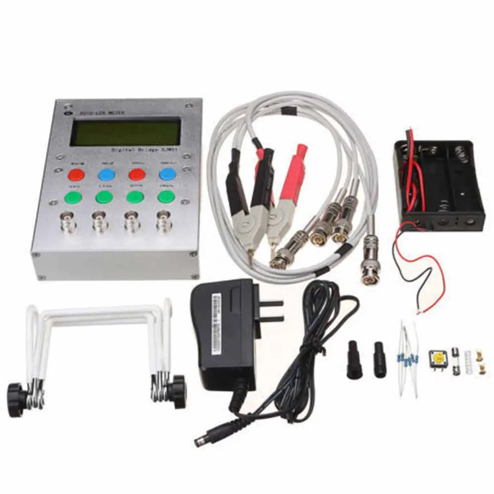 

Auto LCR Digital Bridge Resistance Capacitor Inductance ESR Meter accuracy 0.3%