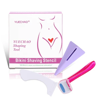 

Women Bikini Dedicated Privates Shaving Stencil Female Pubic Hair Razor Hair Shaping Tool Summer Bikini Tool