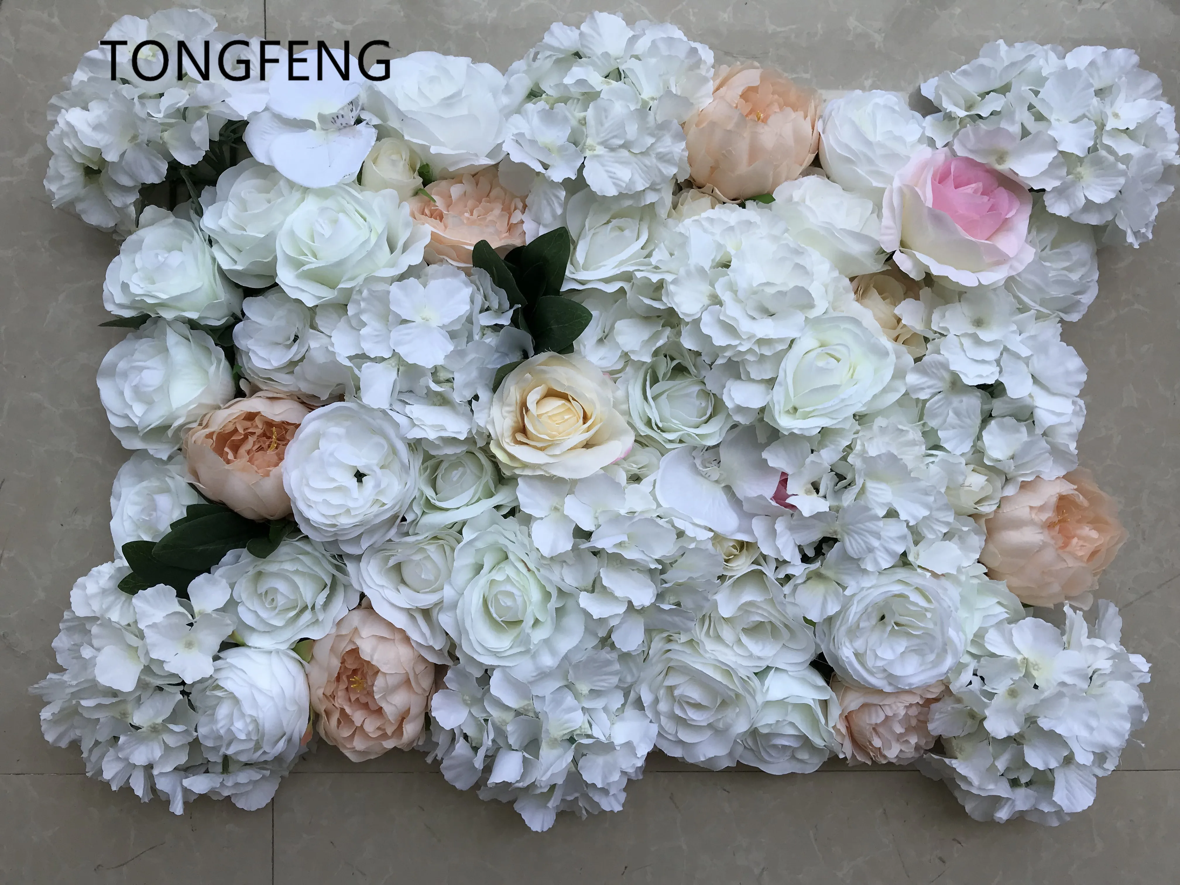 TONGFENG искусственный Шелковый цветок розы настенный свадебный фон украшение цветок бегун свадебное сценическое украшение