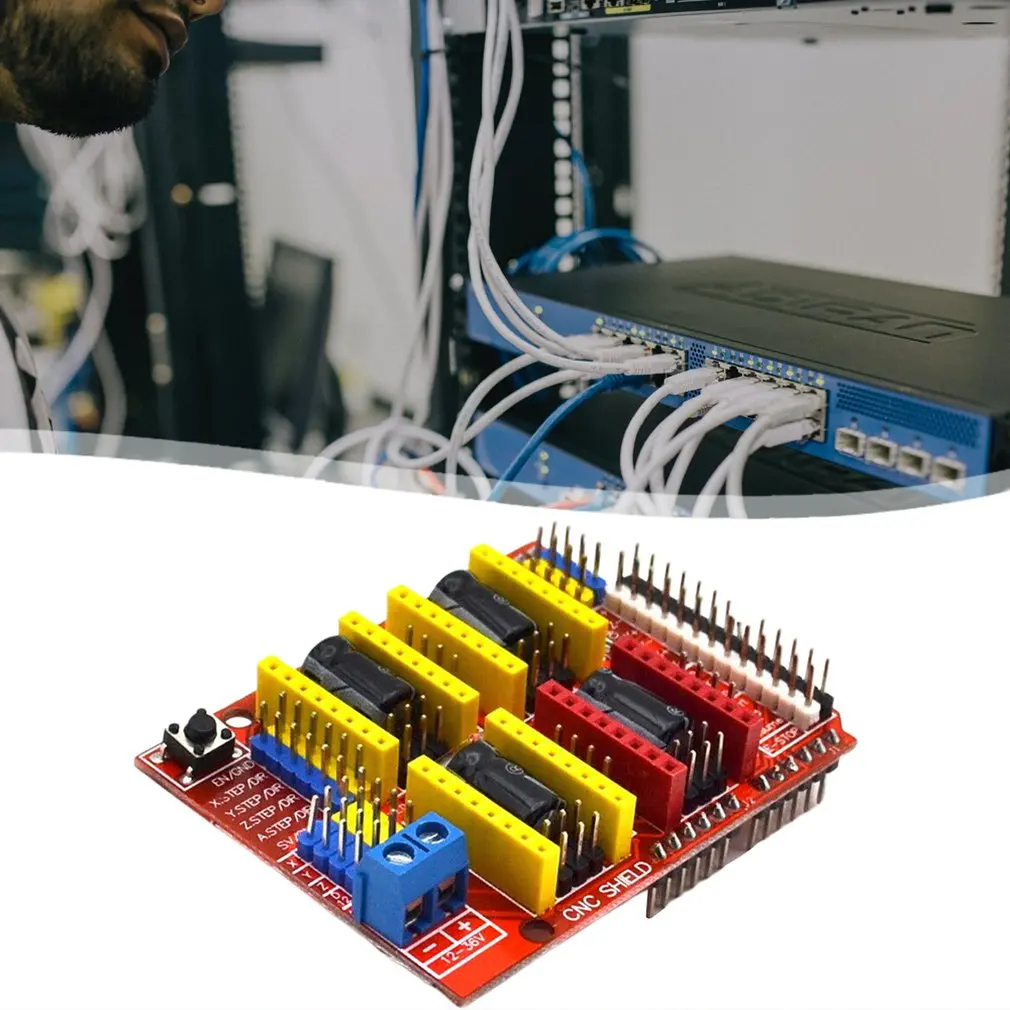 1 шт. V3 гравер 3d принтер CNC Щит Плата расширения A4988 Драйвер