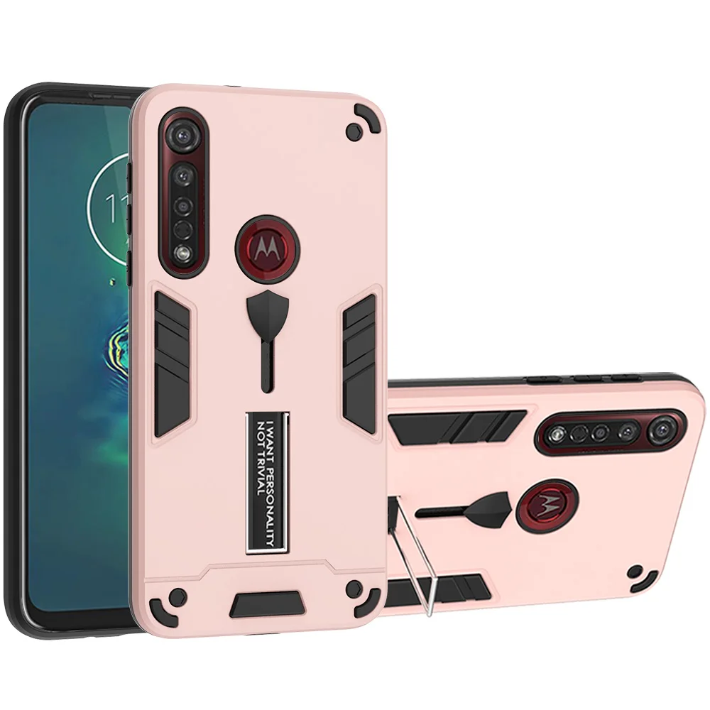 Чехол для телефона MOTOROLA One Macro G8 Plus Play P40 Power с ремнем на палец и металлическим
