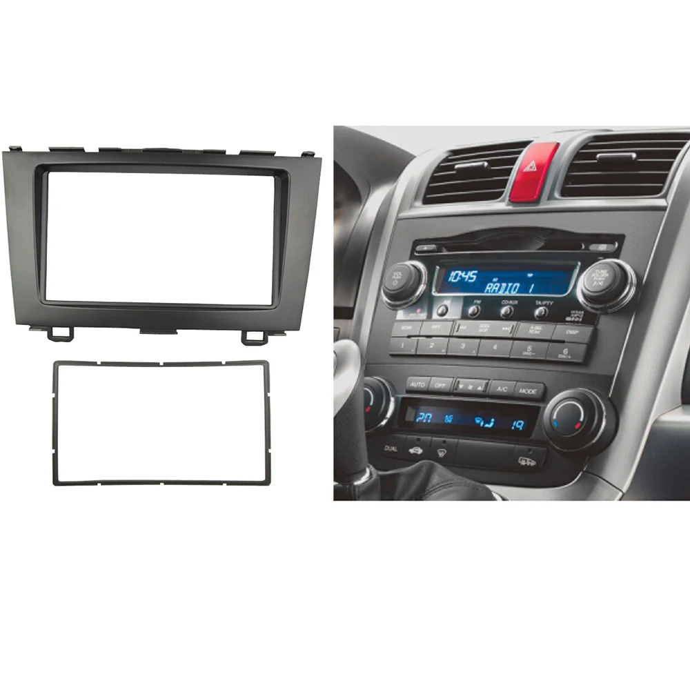 Honda CR-V 2008-2011  Double Din Audio Fascia  CD GPS DVD ׷ CD г  Ʈ ġ Ʈ ŰƮ 