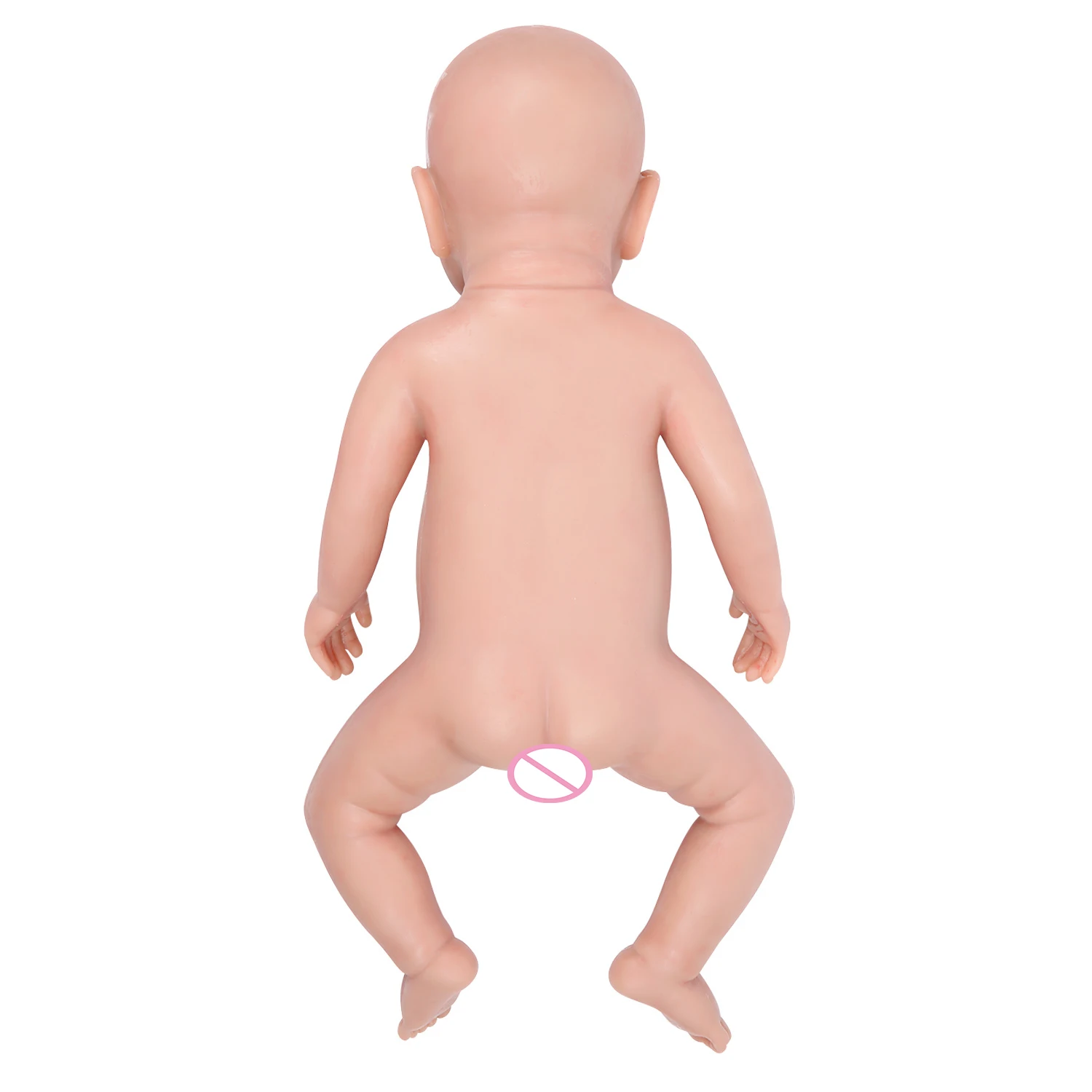 IVITA WB1502, 18 дюймов, 3800 г, цвет кожи, Реалистичная силиконовая кукла Reborn Boy, Реалистичная силиконовая кукла для всего тела, игрушки с открывающимися глазами
