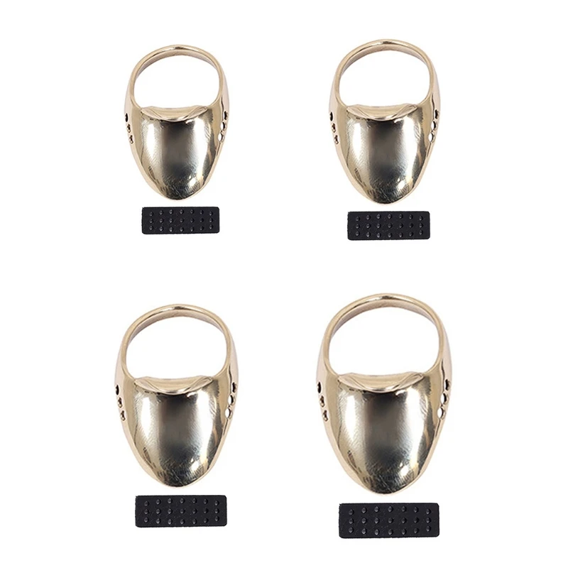 

2024 New Brass Finger Protector Thumb Protector Ring Outdoor Archery Hunting Accessories