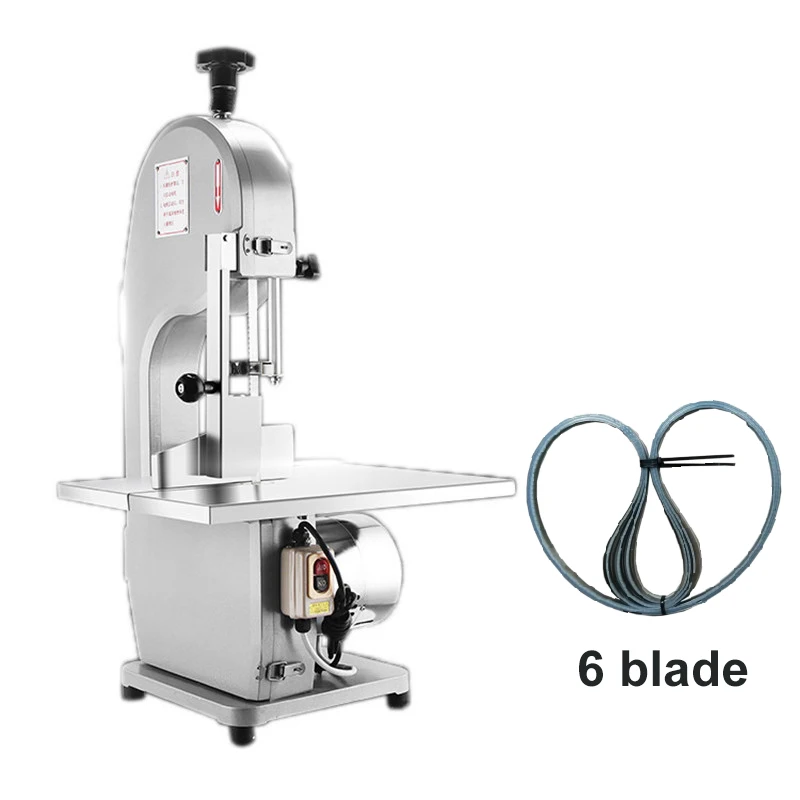 Electric Butcher Frozen Meat Dicer Tabletop Chicken Cutter Copper Motor Food commercial meat bone band saw cutting machine | Бытовая